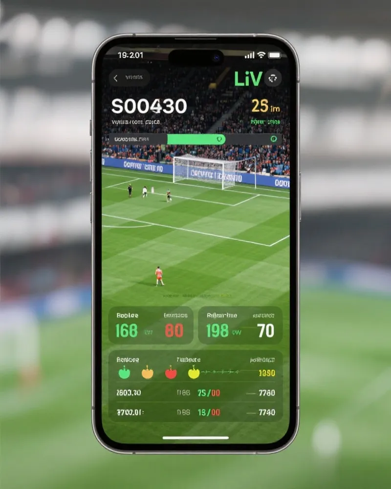 移动端观赛界面展示